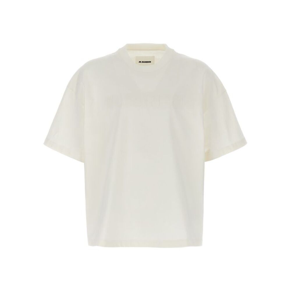 Jil Sander White Cotton Men's T-Shirt